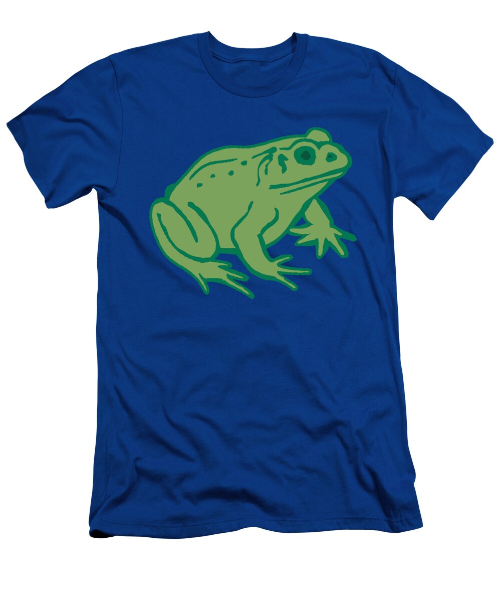 Green Frog Illustration Donald Willis T-Shirt