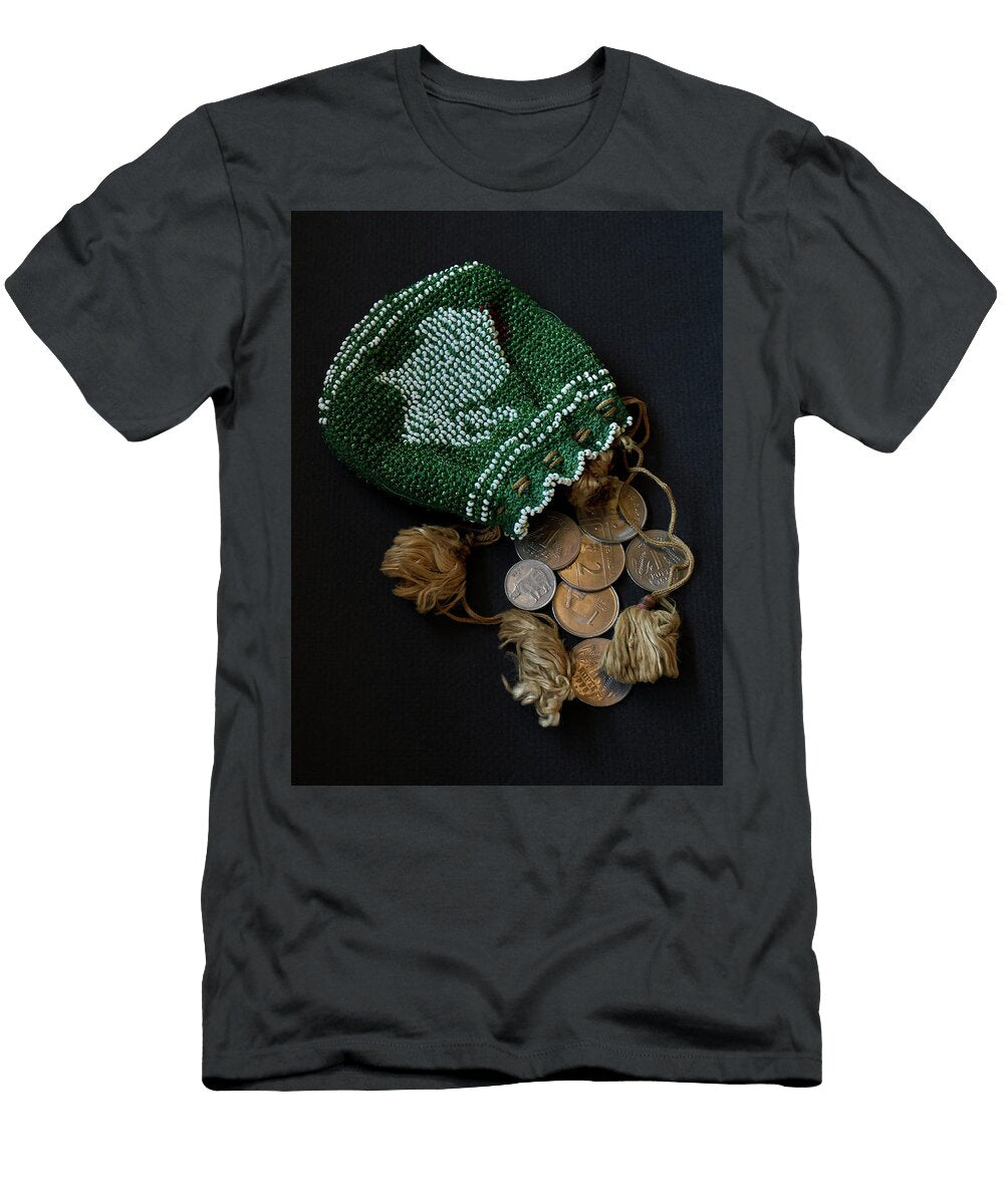 Green Hand Crafted Stitch Cotten Clutch Hand Bag Kalyan Anil Dave T-Shirt