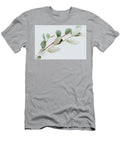 Green Leaves on White Background Julien T-Shirt