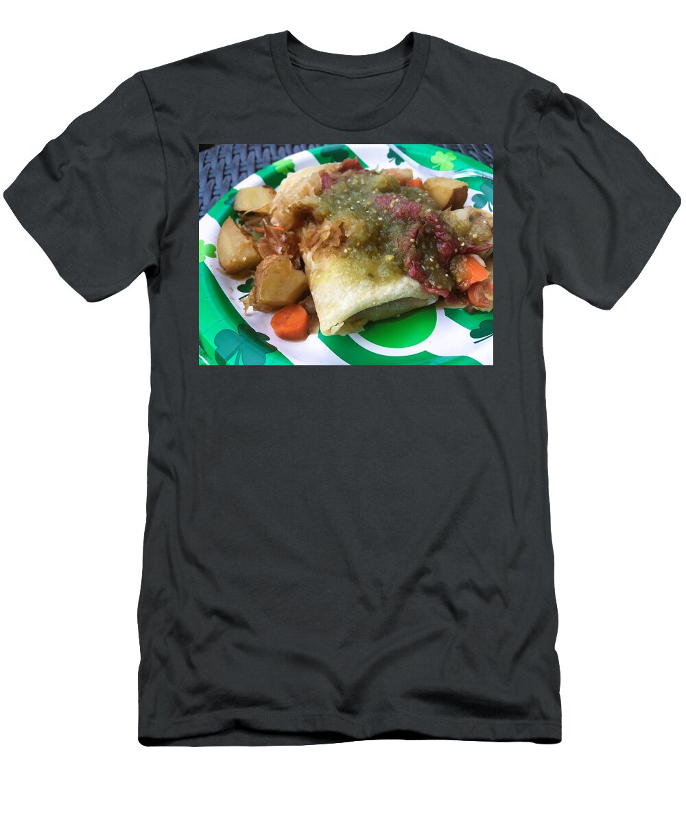 Green St Patricks Day Burrito Thomas Brewster T-Shirt