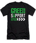 Green Support Squad Warrior Bone Marrow Stem Cell Donor Crew Dhbubble T-Shirt