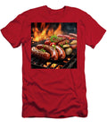 Grill Barbecue Bbq Fire Food Meat Grilling Cooking Cook Hotdogs Frankfurter Wiener Sausage Ai Genera More Than Pictures T-Shirt