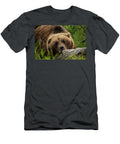 Grizzly Bear Resting on a Log David Kirby T-Shirt