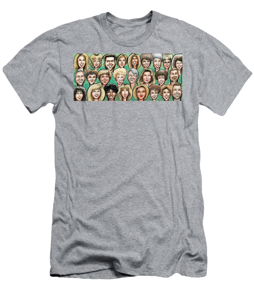 Group Caricature Kevin Middleton T-Shirt