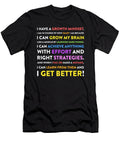 Growth Mindset Classroom Teacher Grow My Brain Gift Noirty Designs T-Shirt