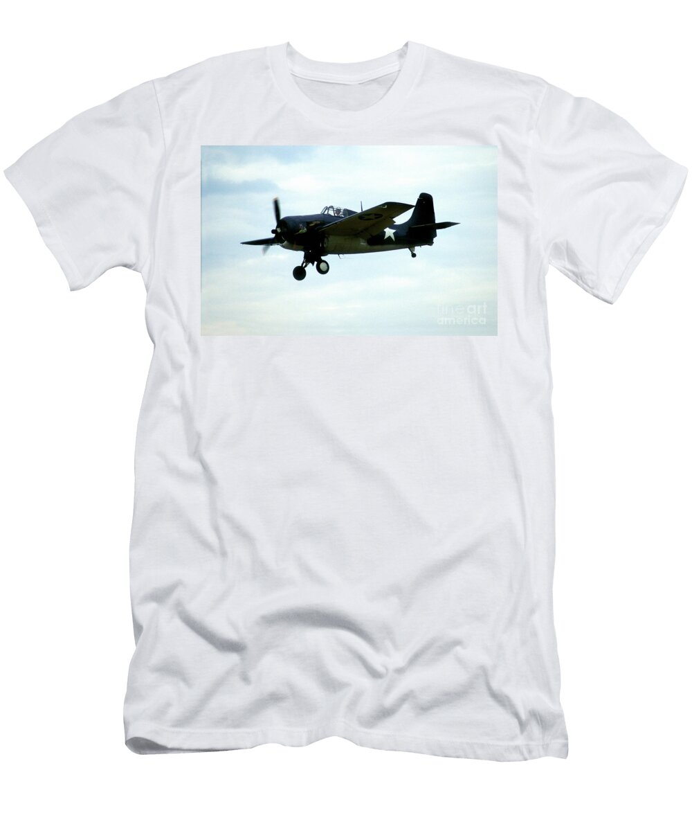 Grumman F4f Wildcat in Flight Wernher Krutein T-Shirt