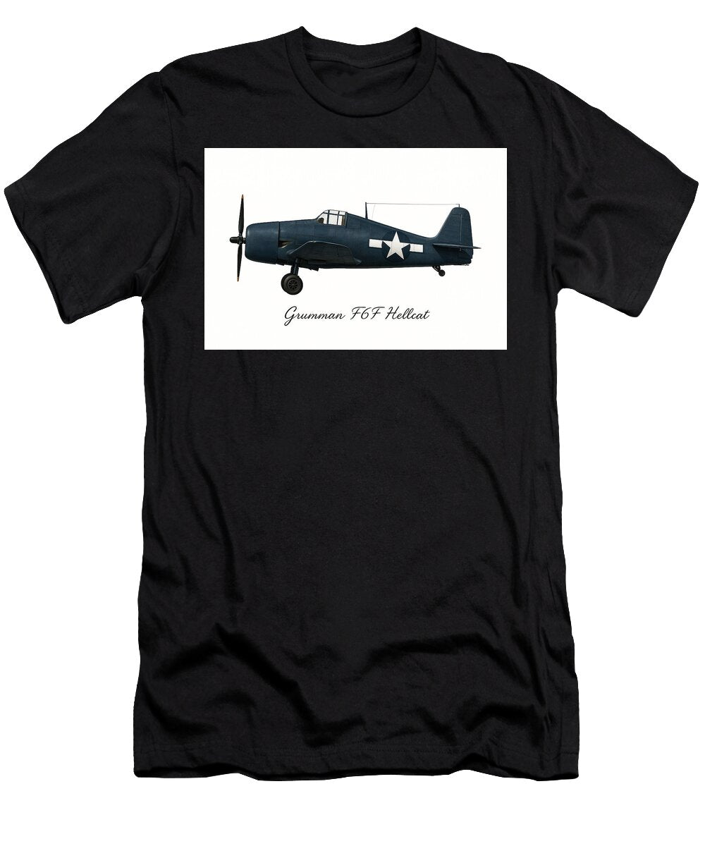 Grumman F6f Hellcat Start Aviation T-Shirt