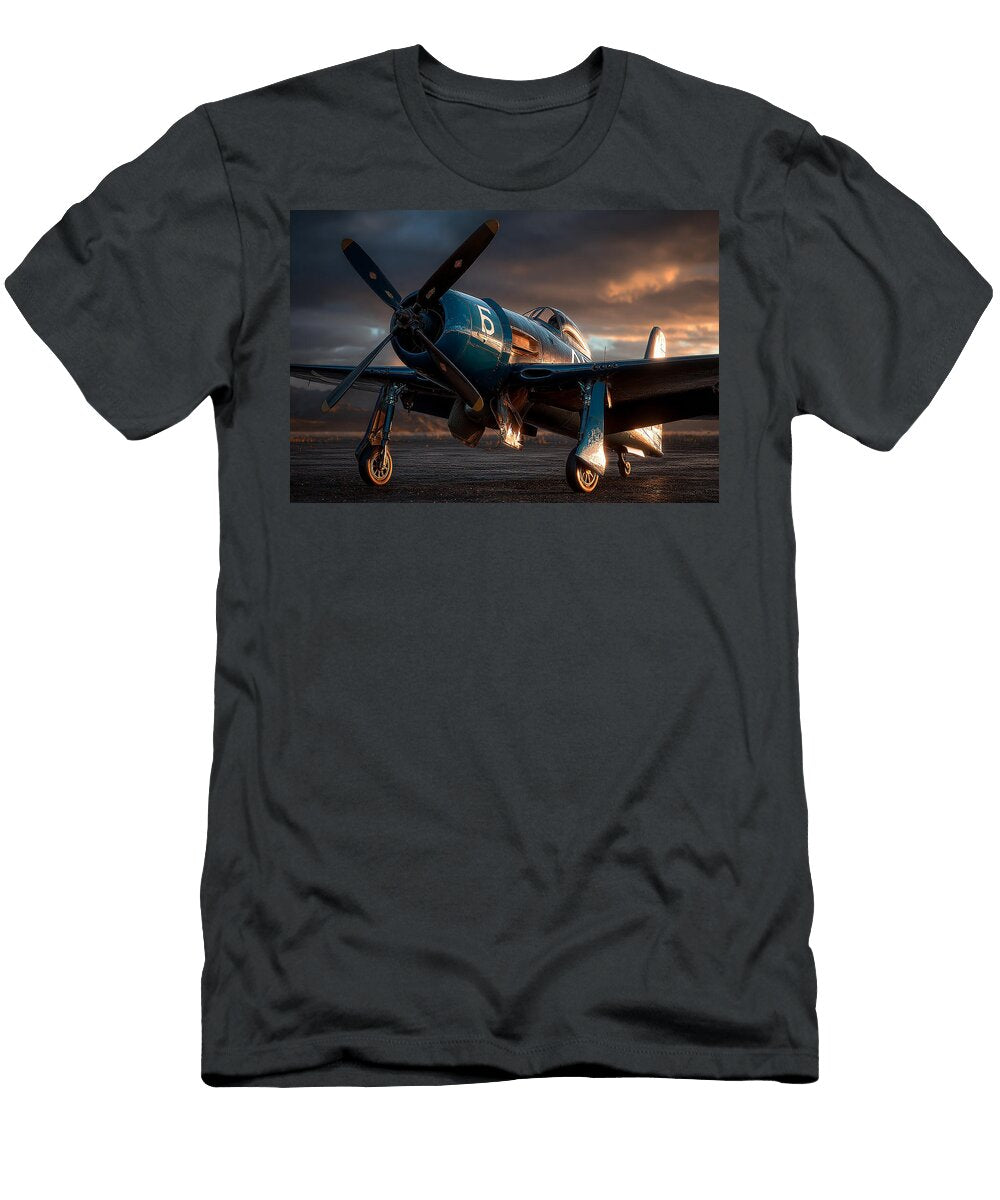 Grummans Final Fighter Start Aviation T-Shirt