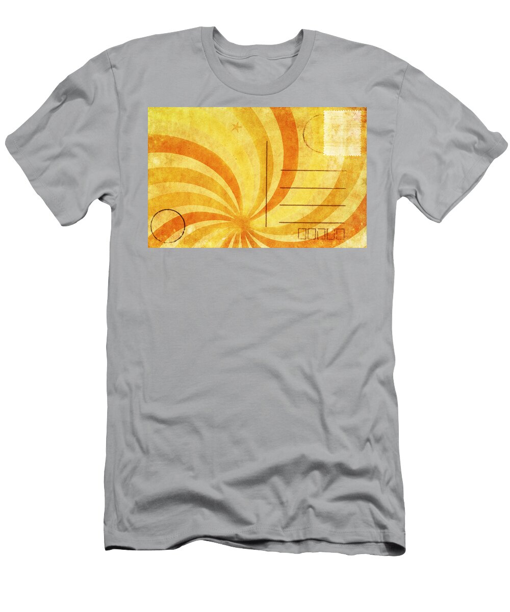 Grunge Ray on Old Postcard Seisiri Silapasuwanchai T-Shirt
