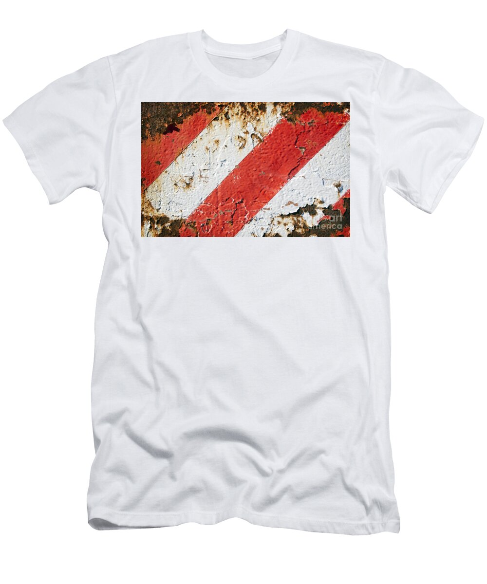 Grunge Stripe Background Tim Hester T-Shirt