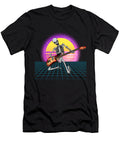 Guitar Skeleton Guitarist Vaporwave Rock and Boy Gary Roberts T-Shirt