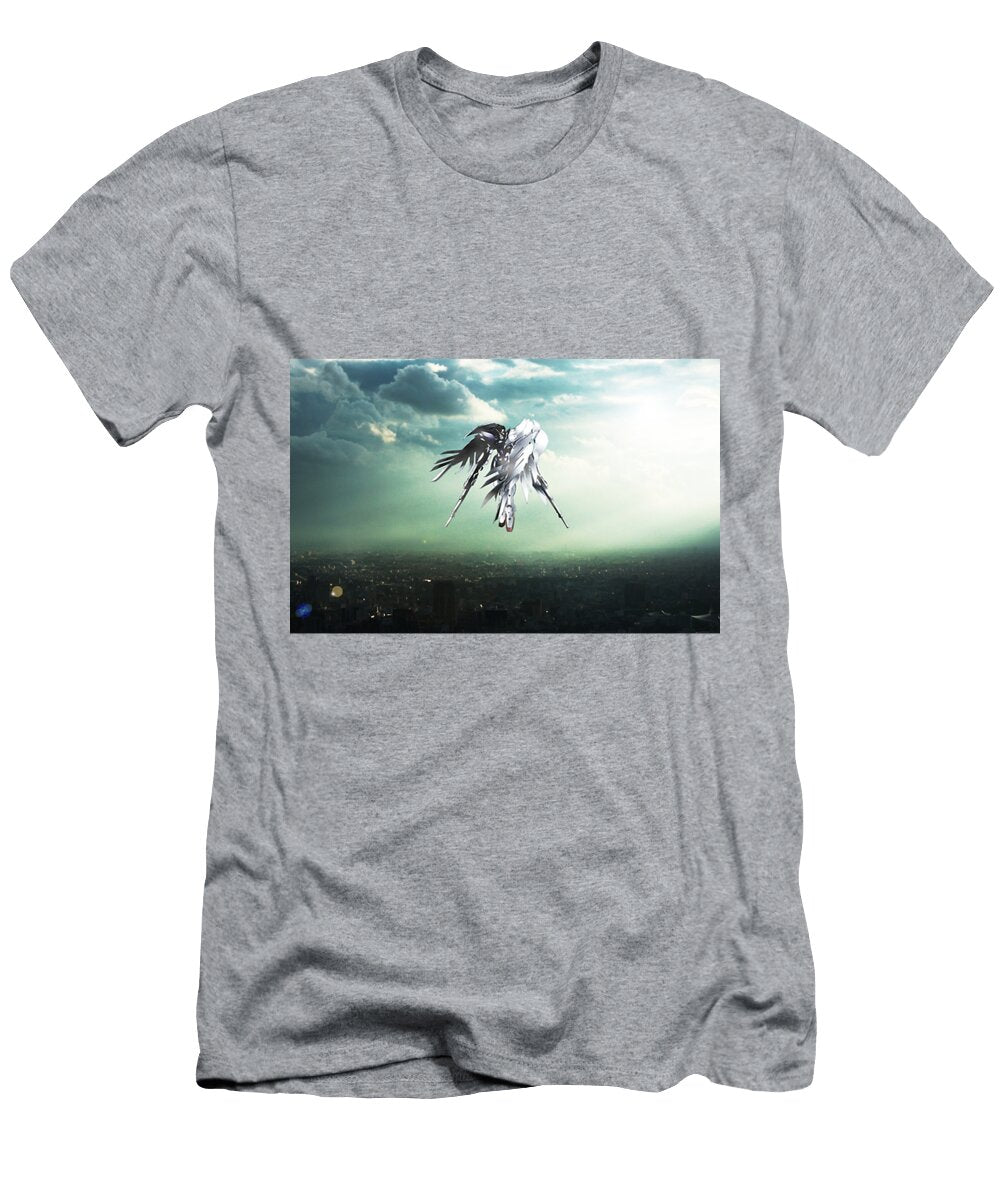 Gundam Wing Above the City Govert Vixeboxse T-Shirt