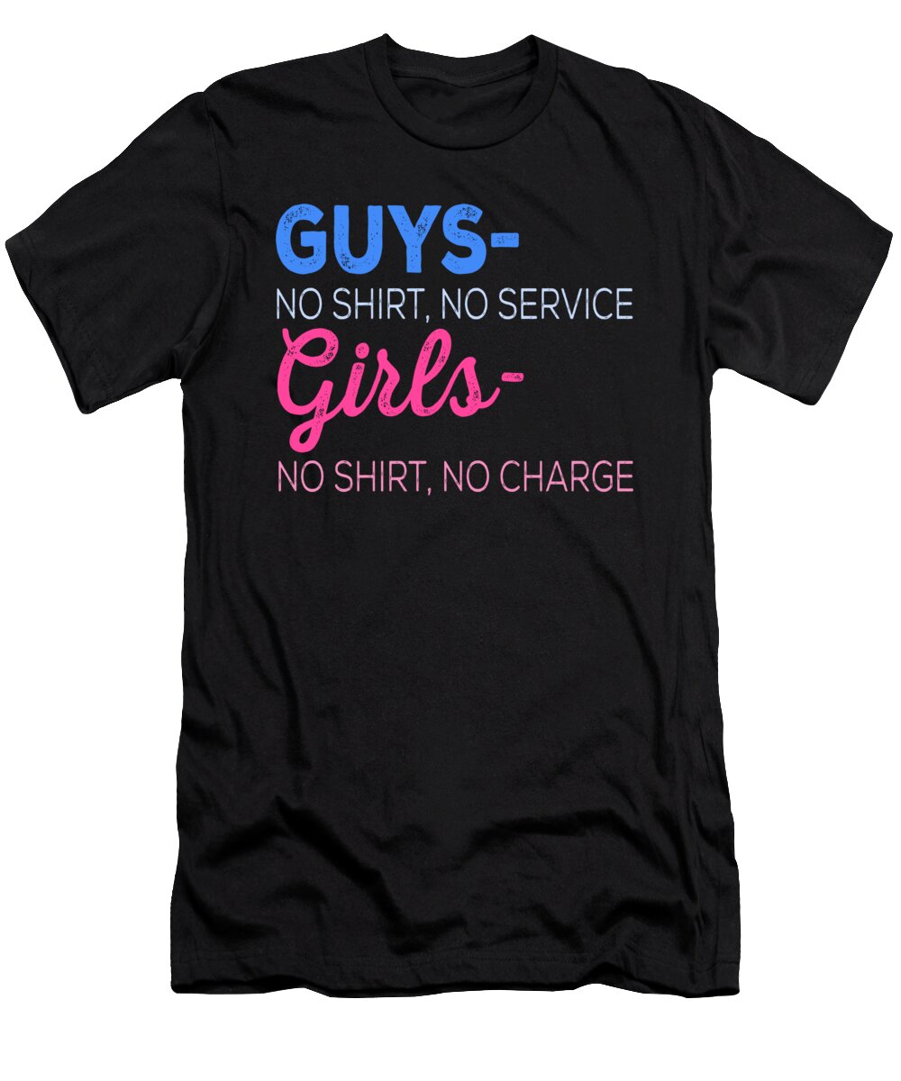 Guys Girls No No Charge Jacob Zelazny T-Shirt
