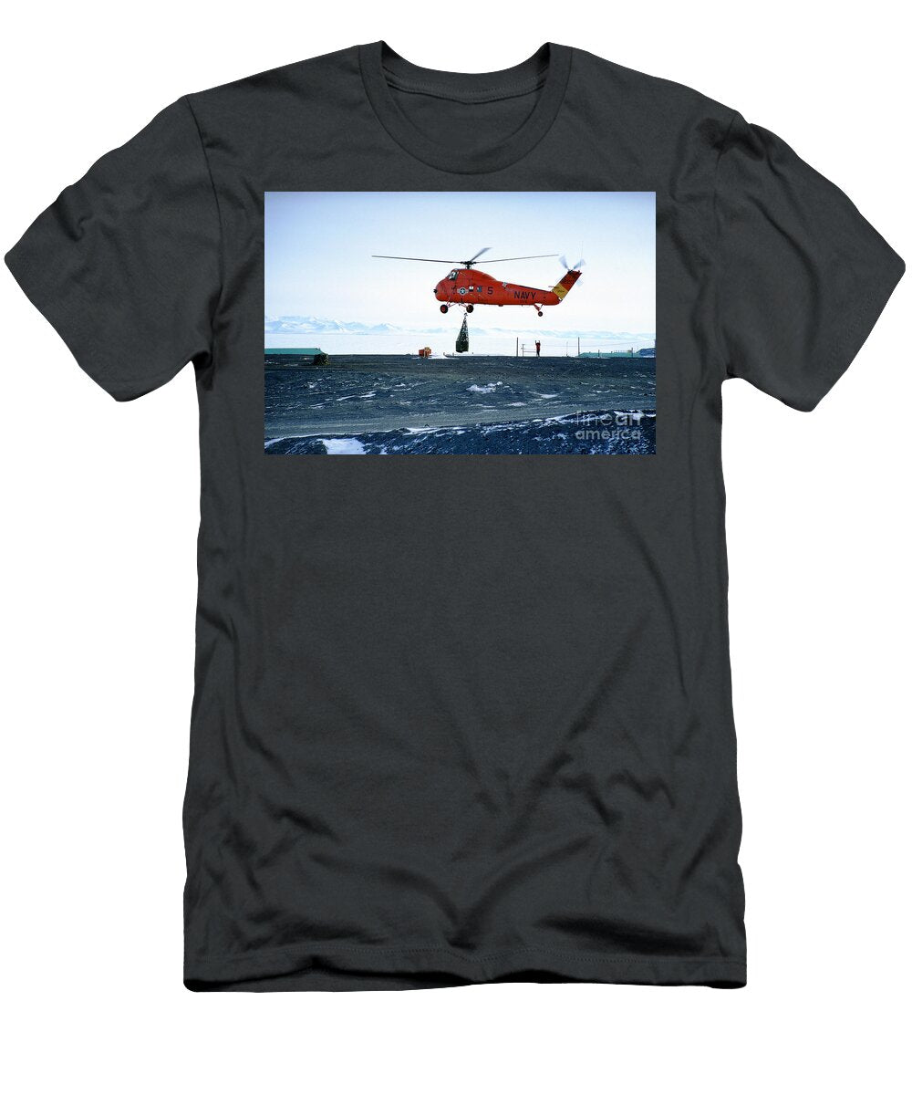 H 34 Seahorse Airborne 150220 Vx 6 Mcmurdo Sound Wernher Krutein T-Shirt