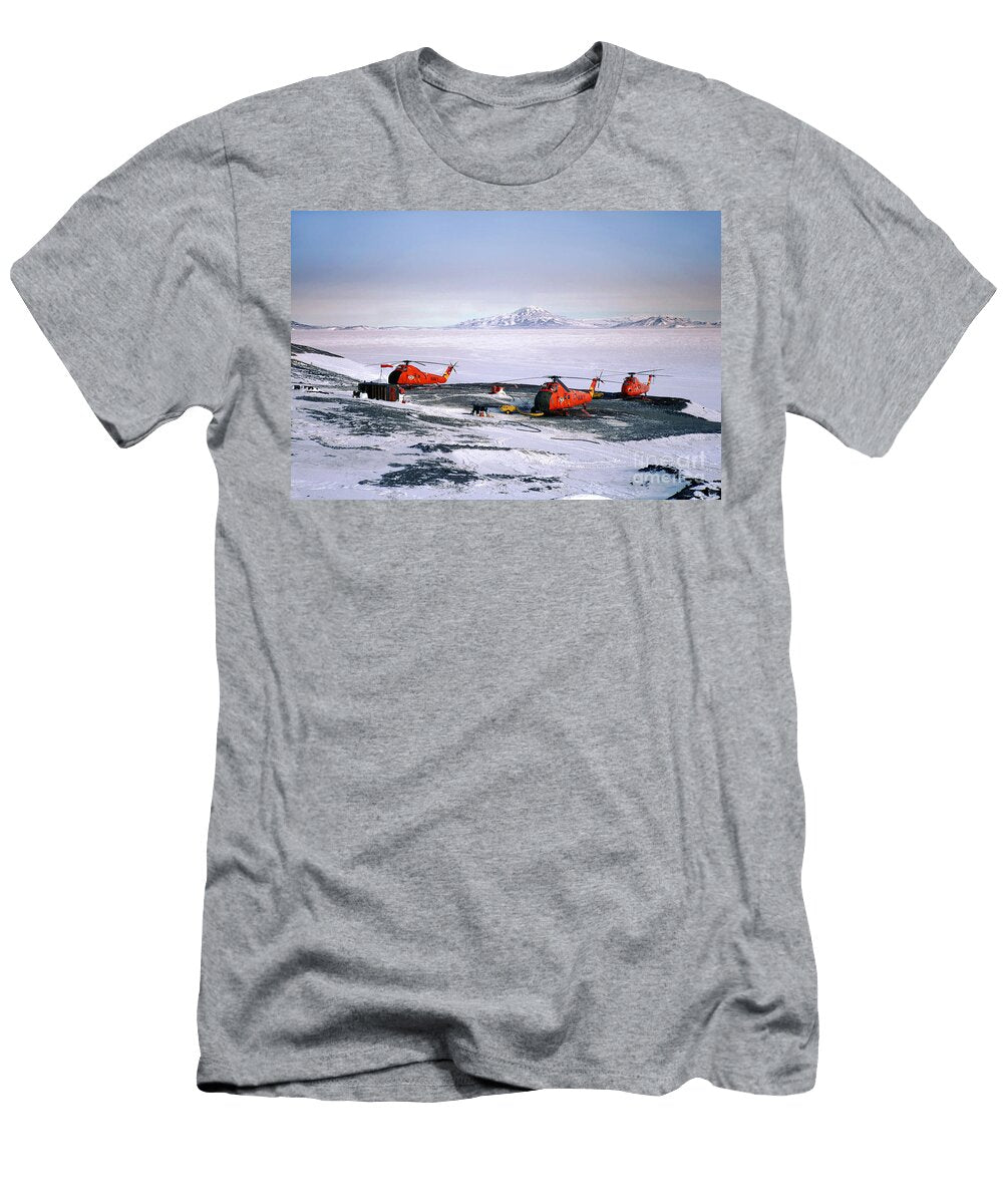 H 34 Seahorse Mcmurdo Sound Usn Wernher Krutein T-Shirt