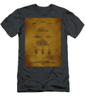 H D Smith Perfect Handle Pipe Wrench Patent Black on Amber David Smith T-Shirt