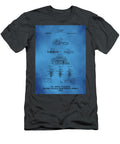 H D Smith Perfect Handle Pipe Wrench Patent Black on Blue David Smith T-Shirt