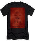 H D Smith Perfect Handle Pipe Wrench Patent Black on Red David Smith T-Shirt
