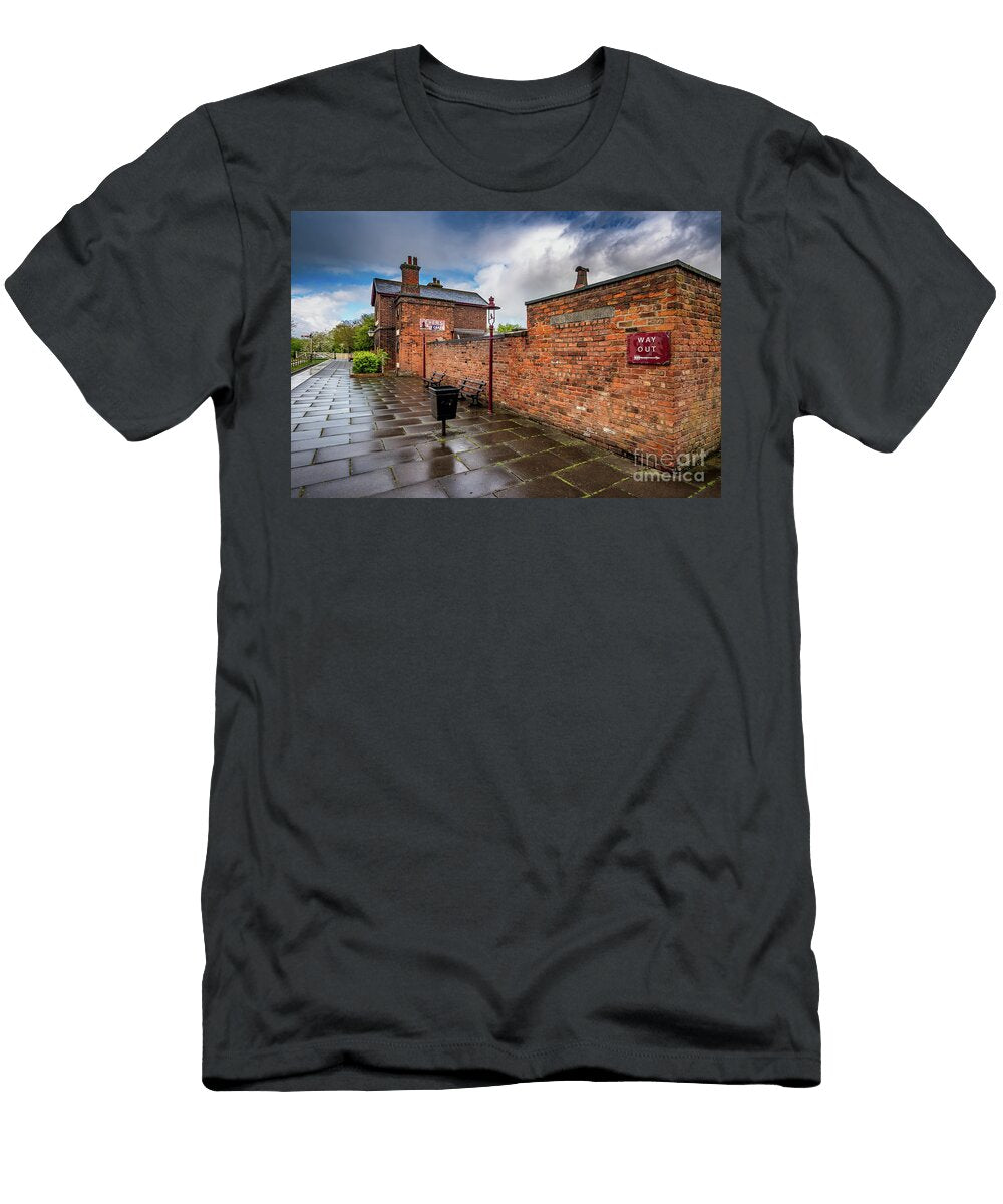Hadlow Victorian Railway Station Adrian Evans T-Shirt