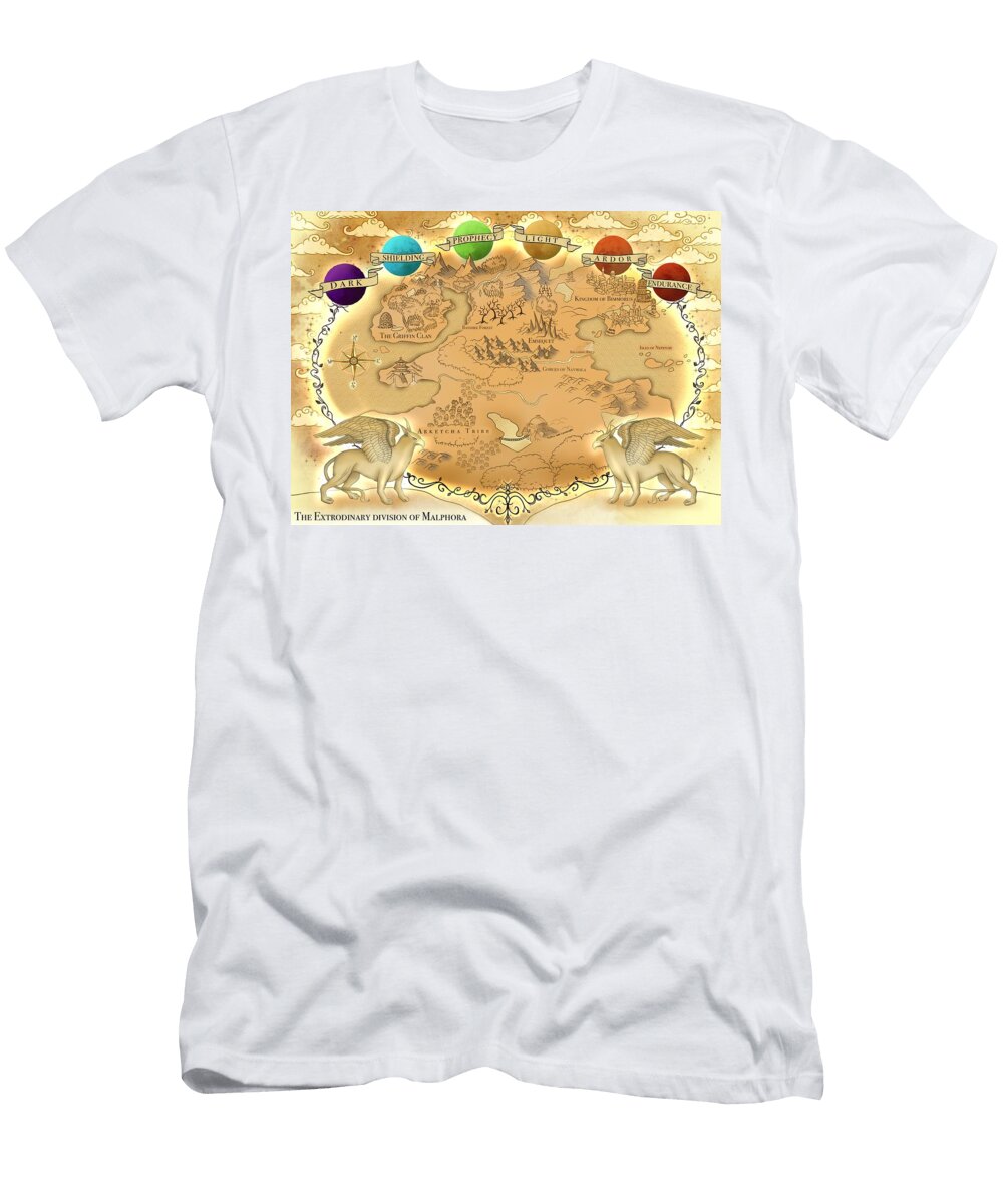 Hale Series Map of the Extraordinary Jk Noble T-Shirt