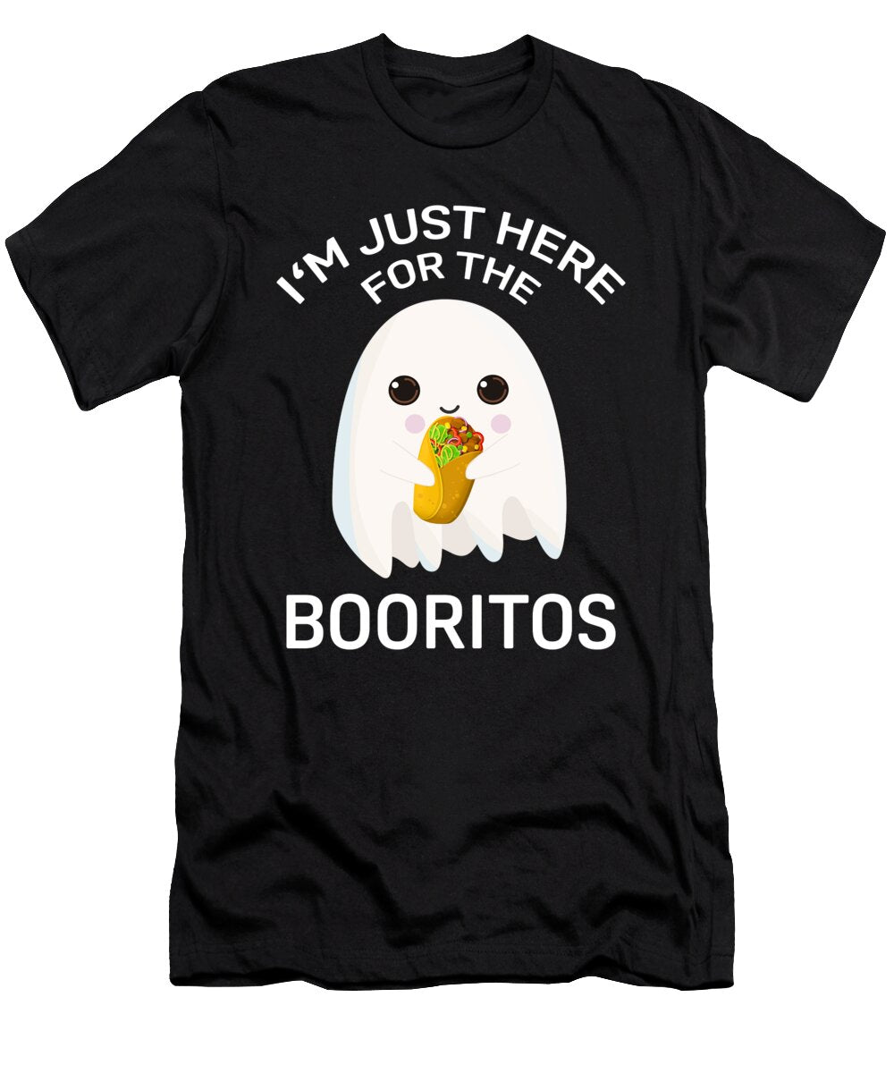 Halloween Ghost with Mexican Burrito Alessandra Roth T-Shirt