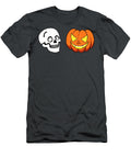 Halloween Skull and Pumpkin Donald Willis T-Shirt