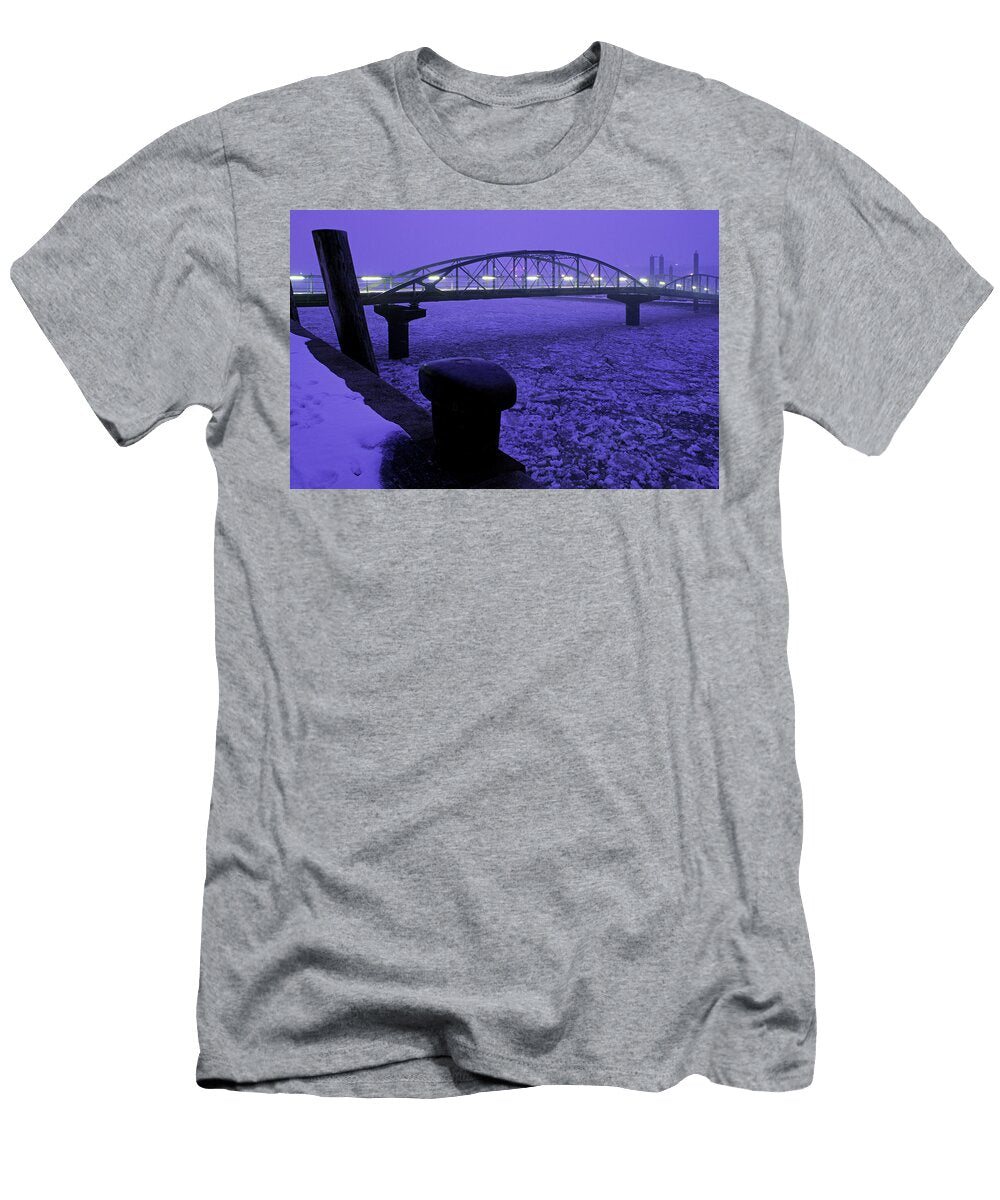 Hamburg Germany Drift Ice on the Elbe Marc Steinmetz T-Shirt