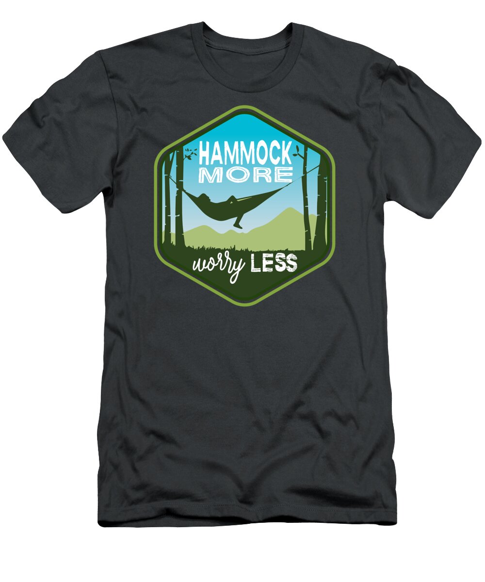 Hammock More Worry Less Laura Ostrowski T-Shirt