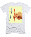 Hand and Two Toothbrushes Csa Images T-Shirt