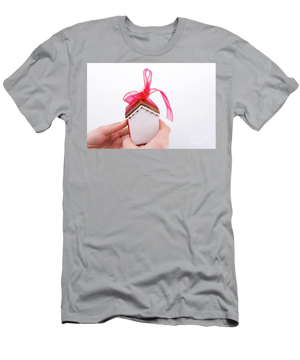 Hand Holding a House with a Ribbon Turgay Koca T-Shirt