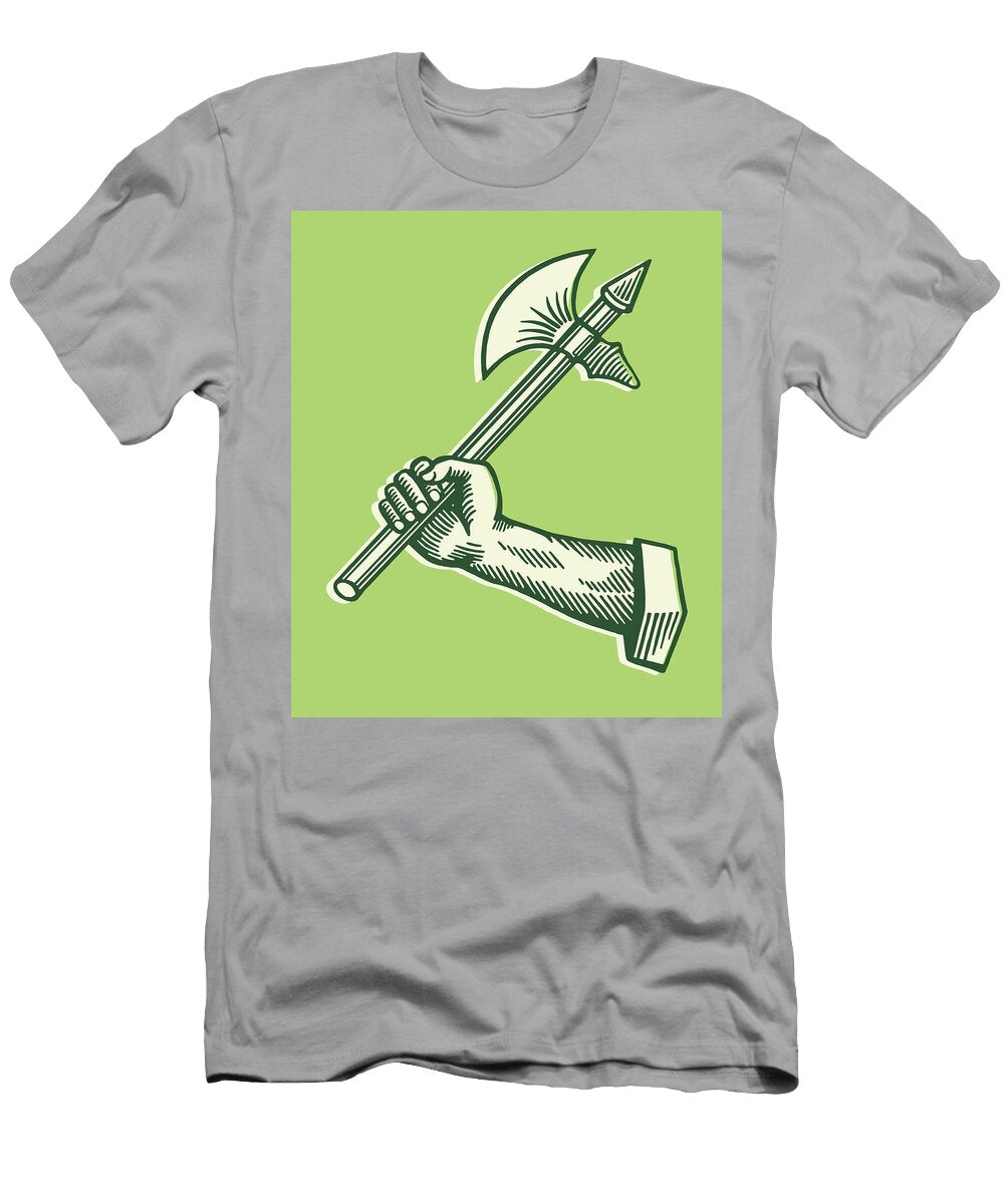 Hand Holding an Ax Csa Images T-Shirt