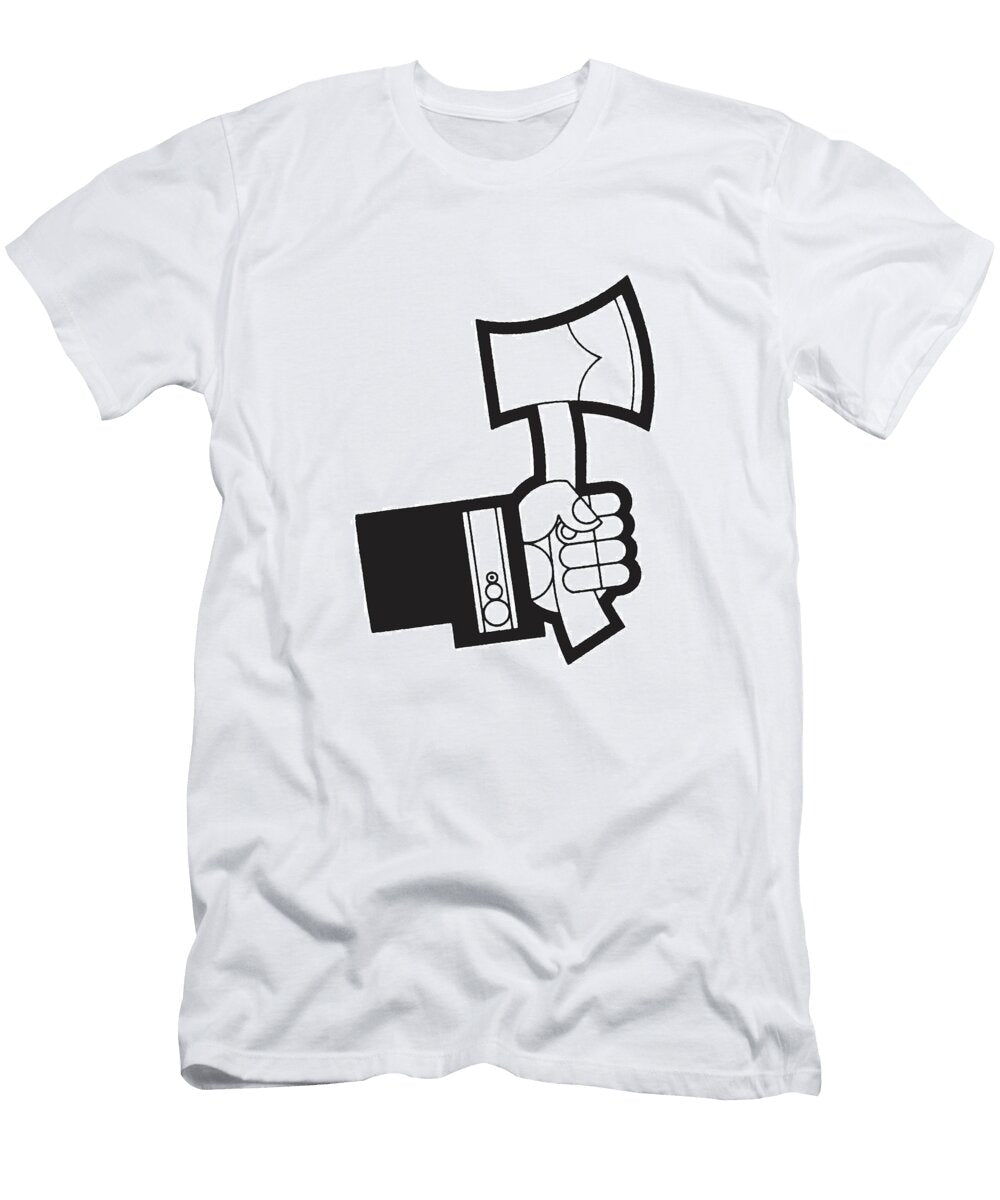 Hand Holding Hatchet Csa Images T-Shirt