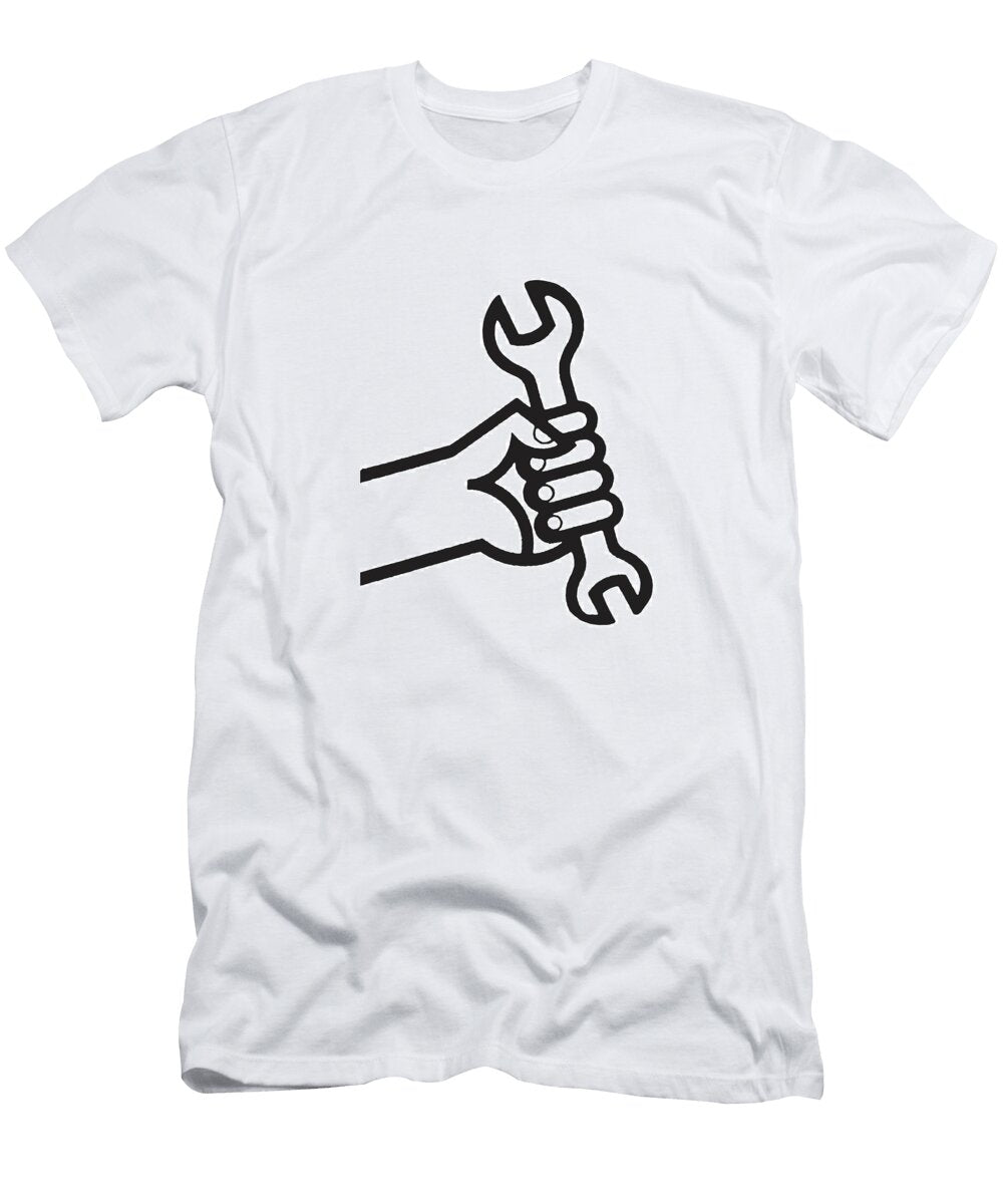 Hand Holding Wrench Csa Images T-Shirt