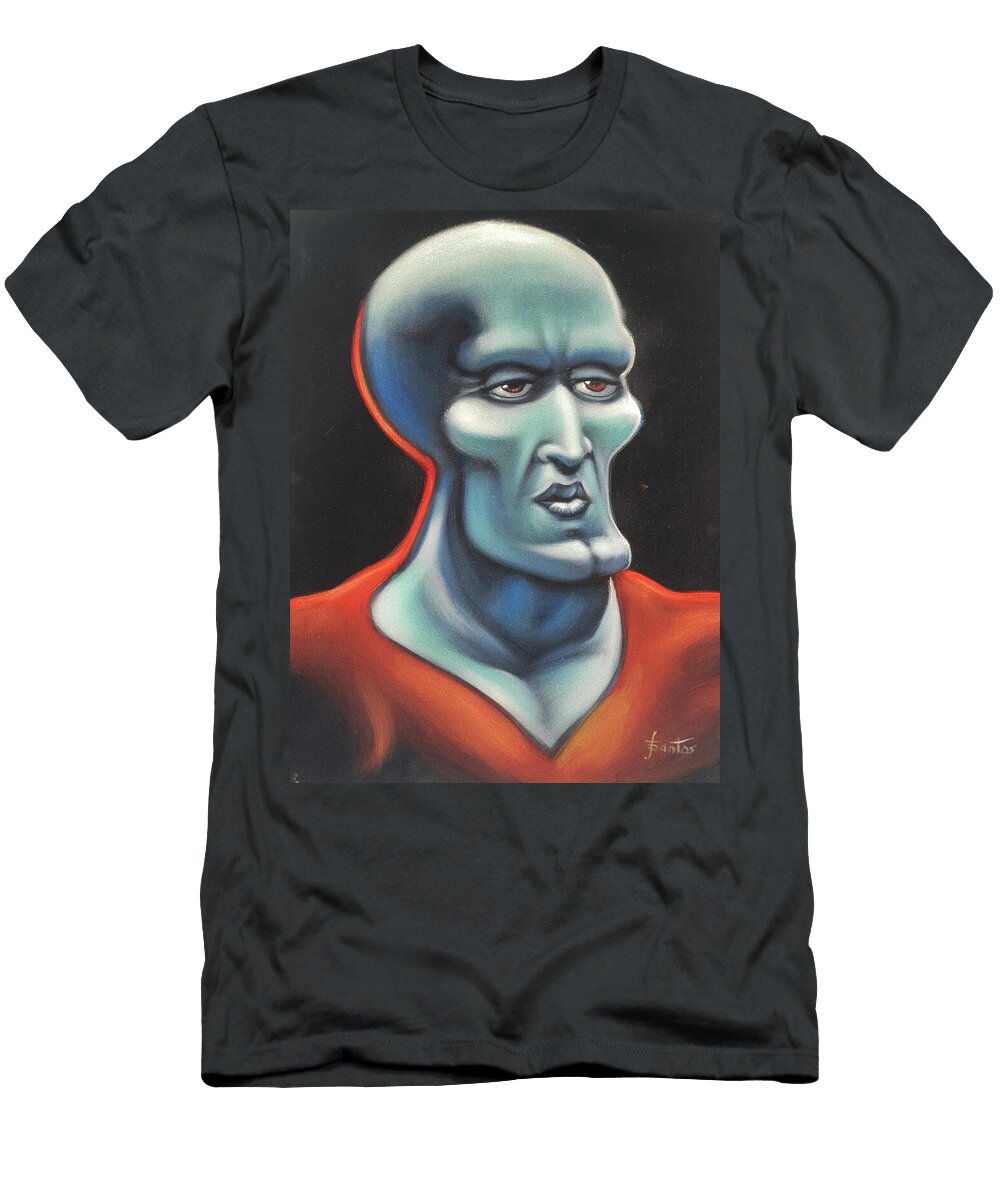 Handsome Squidward From Spongebob Squarepants Santos T-Shirt