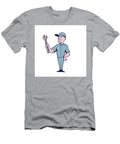 Handyman Holding Spanner Cartoon Aloysius Patrimonio T-Shirt