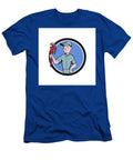 Handyman Monkey Wrench Circle Cartoon Aloysius Patrimonio T-Shirt
