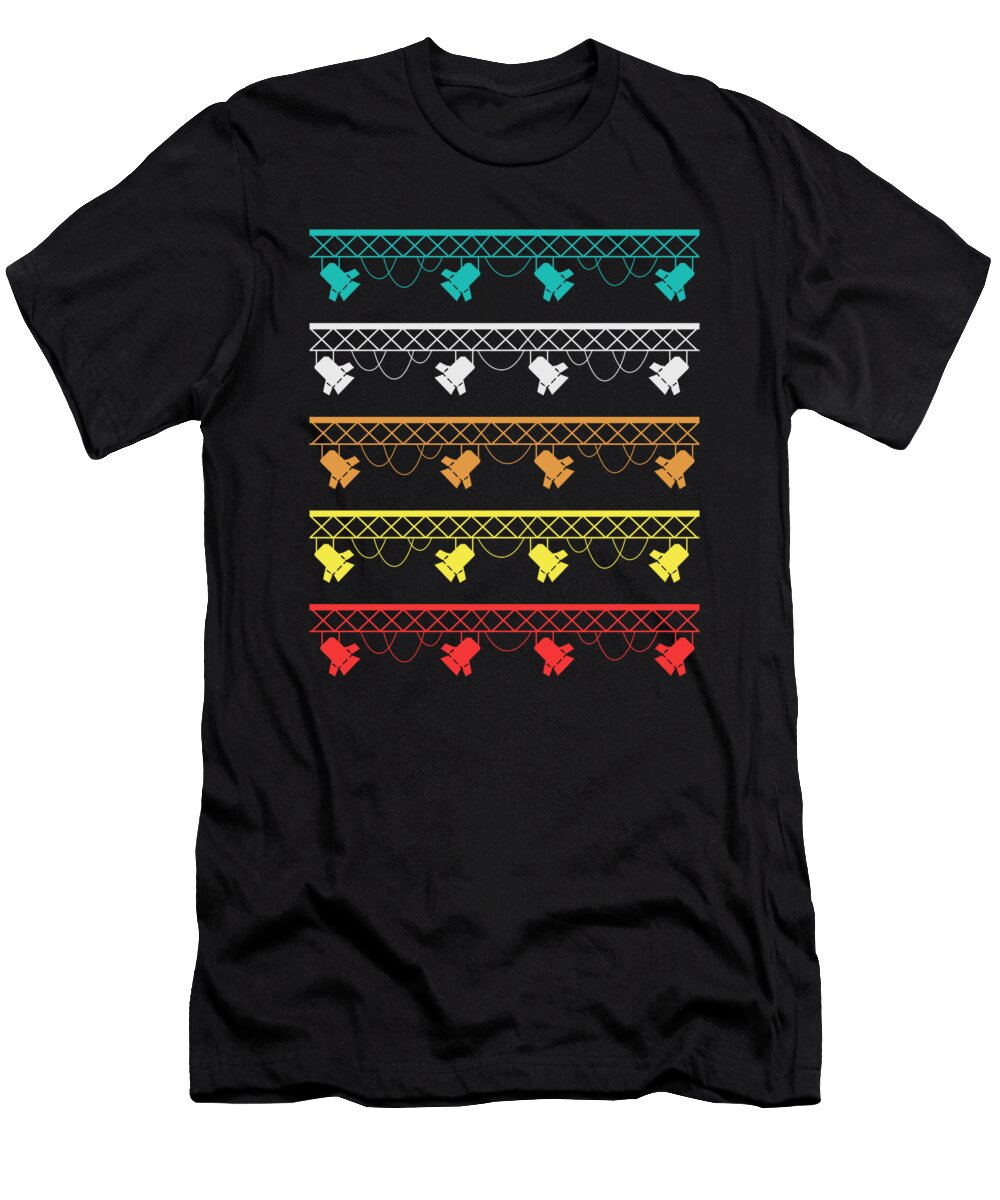 Hanging Spotlights Lighting Engineer Light Job Gift Thomas Larch T-Shirt