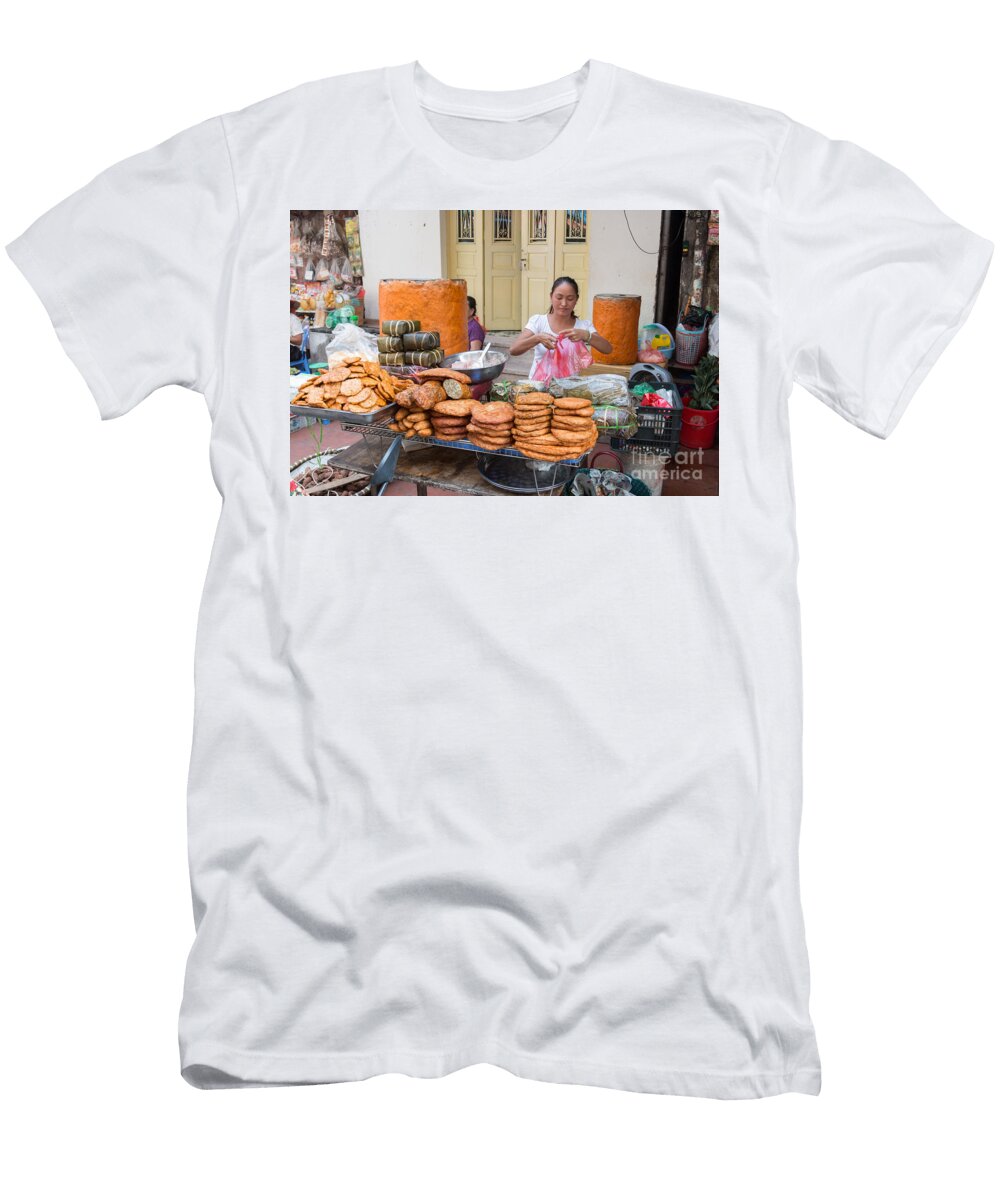 Hanoi Street Food Vendor Vietnam Martin Berry T-Shirt