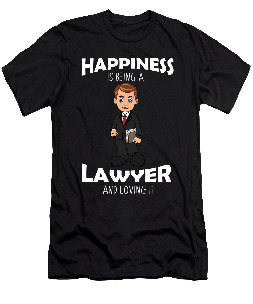 Happiness Is Being a Lawyer Jan Deelmann T-Shirt