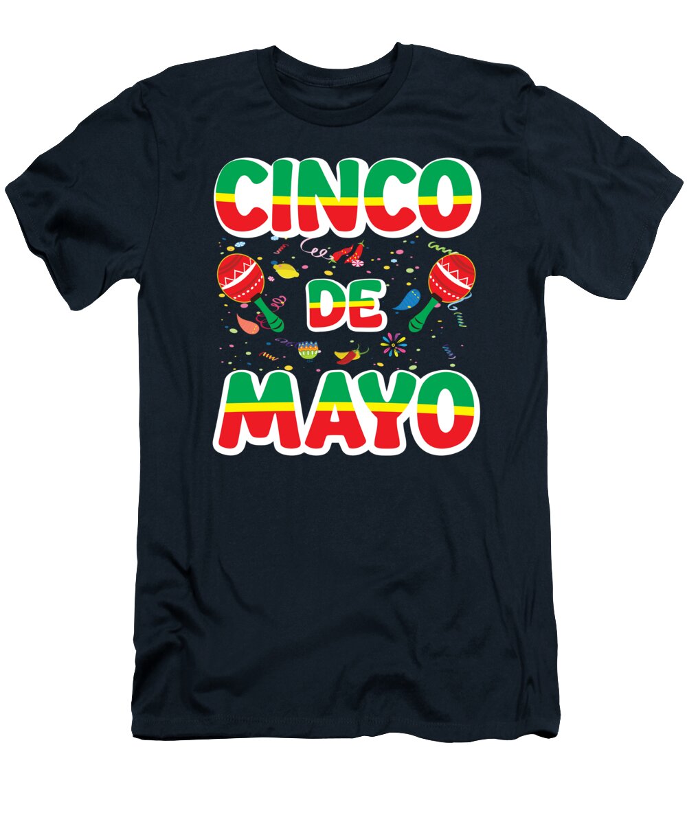 Happy Cinco De Mayo Cool Mexico Festival Khalid Khouja T-Shirt