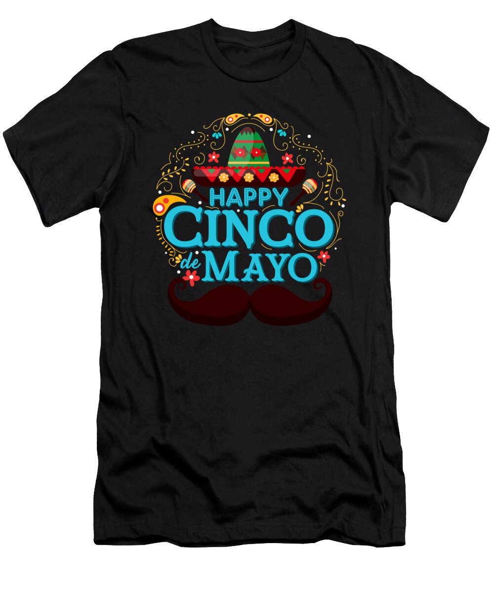 Happy Cinco De Mayo Tequila Mexico Chili Mexican Nachos Gift Thomas Larch T-Shirt