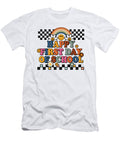 Happy First Day of School 70s Retro Art Licensed Art T-Shirt