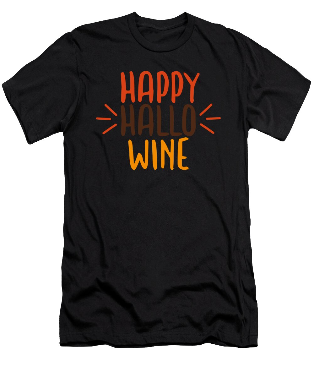 Happy Hallo Wine Jacob Zelazny T-Shirt