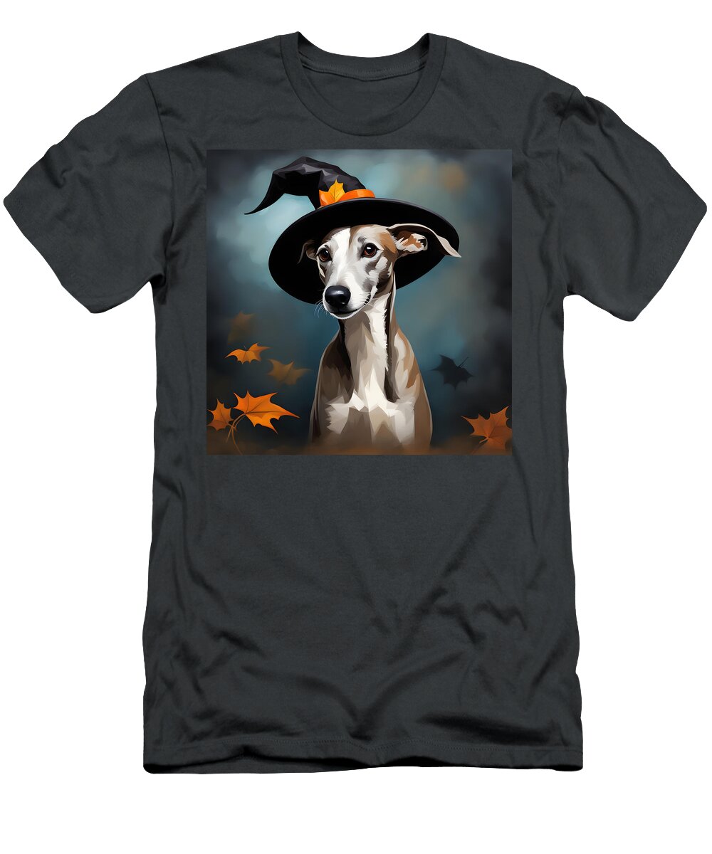 Happy Halloween Whippet Zelda Tessadori T-Shirt