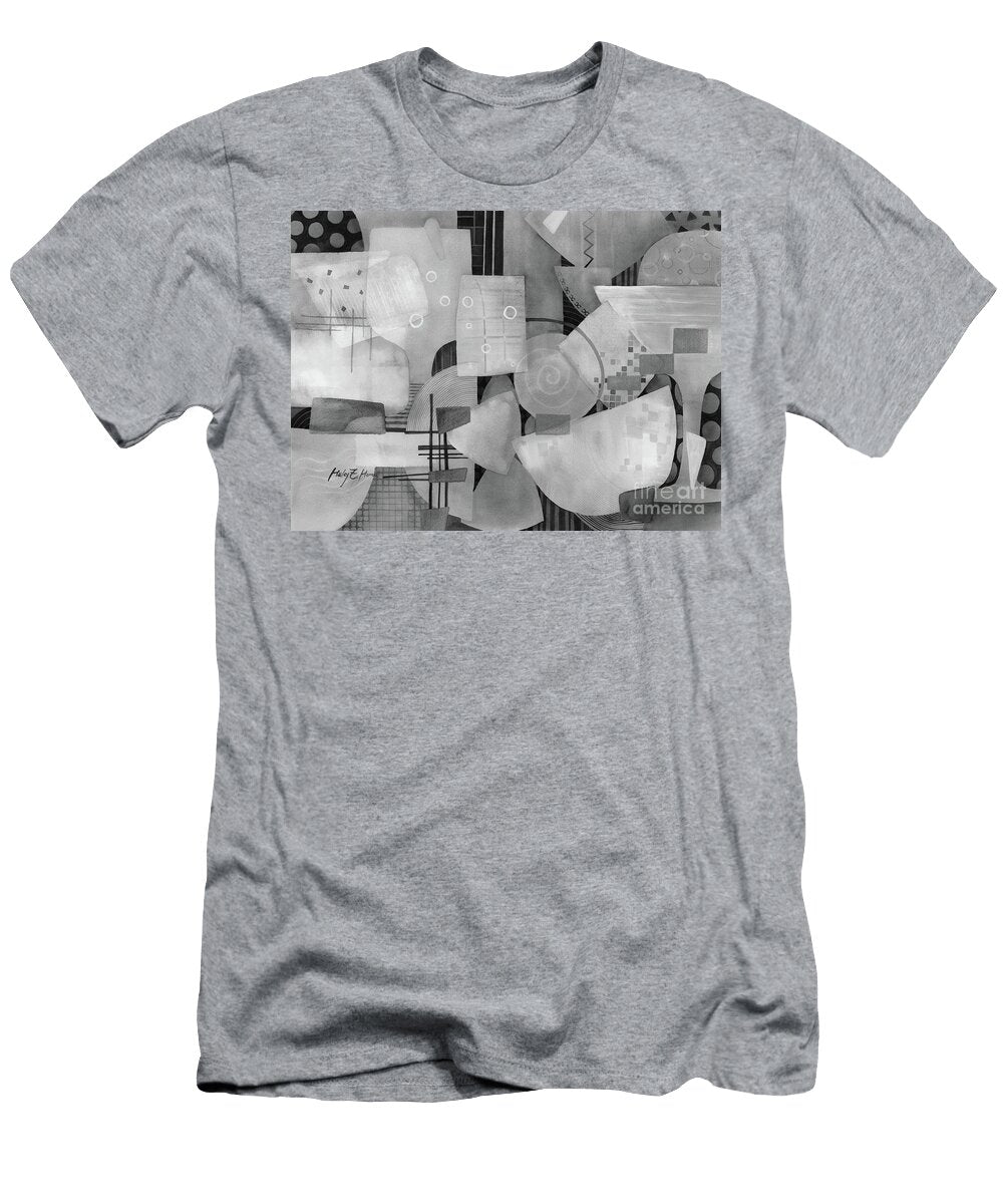 Happy Hour in Black and White Hailey E Herrera T-Shirt