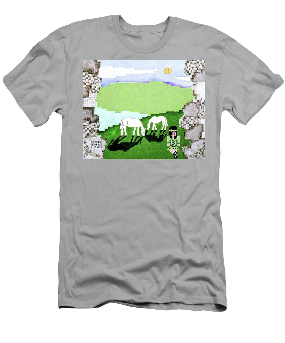 Happy Irish Horses Sharron Loree T-Shirt