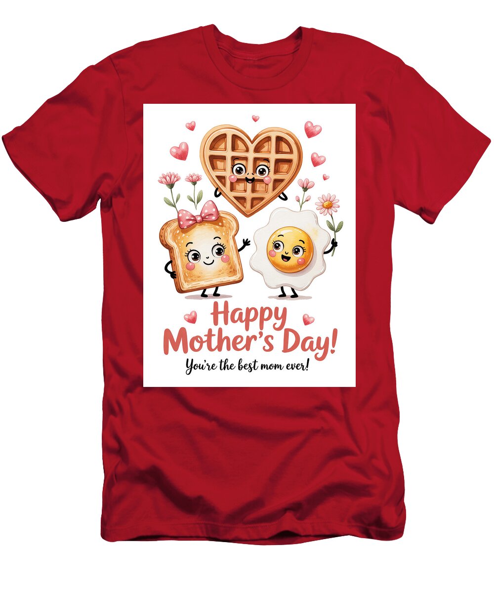 Happy Mothers Day Breakfast Joanna Redesiuk T-Shirt