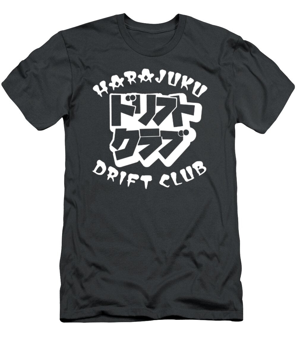 Harajuku Drift Club Logo Jdm Two Sided Print Marli Jieun T-Shirt