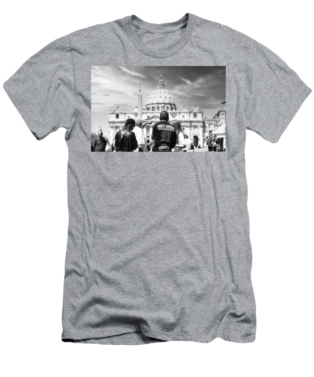 Harley 110th Anniversary in Vatican Rome Italy Stefano Senise T-Shirt