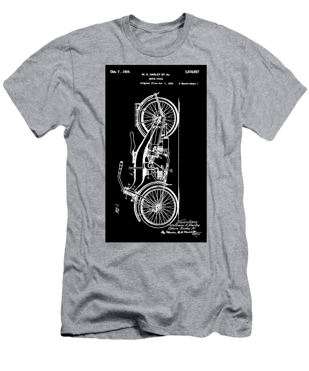 Harley Cycle Patent Black Howard Roberts T-Shirt